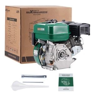 7HP 212cc Horizontal Engine Motor Gasoline 4 Stroke Recoil Start Compressors - Picture 1 of 11