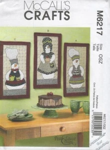 Pattern McCalls Sewing Wall Hangings Snowmen Women People Mini Quilt Vintage NEW - Picture 1 of 1
