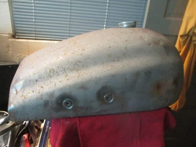 Norton Wideline Featherbed Gas Tank  Steel 1950's 063225 - Image 1 of 4