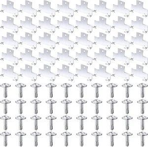 40Pcs Recessed Light Clips, Metal Retrofit C Clips with Screws for Downlights, S - Picture 1 of 7