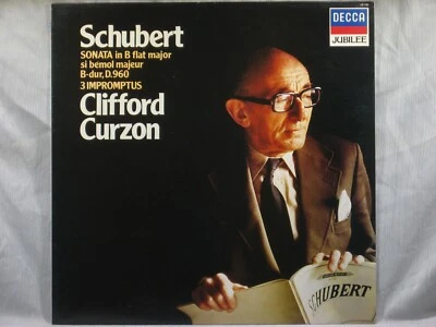 Schubert - Piano Sonata, 3 Impromptus - Clifford Curzon - Decca Jubilee JB 140 — 第 1/4 张图片