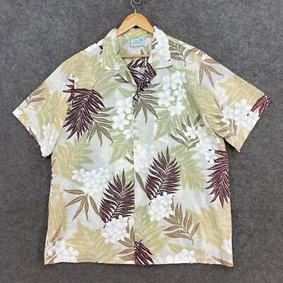 Camisa abotonada Jade Fashions Hawaii para hombre talla XL extra grande floral fiesta 10305 Foto 1 de 4
