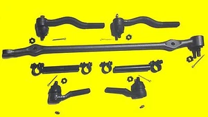Front Steering Kit 7 Pcs 1965 1966 Ford Mustang V8 Cyl for Manual Steering Only - Picture 1 of 3