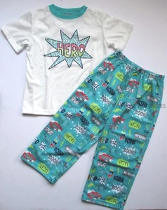 Gymboree HERO Pajamas PJs Set Loose Fit Boys XS 4 NEW NWT - Picture 1 of 1