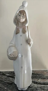 Lladro Figur HIRTIN MIT KORB MÄDCHEN KINDERKRIPPE #4678 - Bild 1 von 12