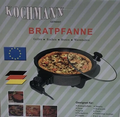 Partypfanne Elektropfanne Pizzapfanne 40 - 42 , 5cm tief Pizza Pfanne elektrisch - Bild 1 von 4