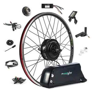 eBikeling WP 36V 750W 26" Geared Front Rear Ebike Conversion Kit with Battery - Picture 1 of 14