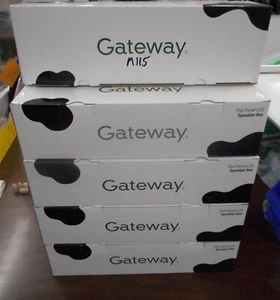 M115 New 9 Pairs of Gateway Flat Panel LCD Speaker Bar System Great for Resale - Photo 1/9