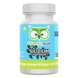 Silizium Kapseln - 100 mg natürliches Silizium aus Bambusextrakt - Vitamineule - Bild 1 von 5