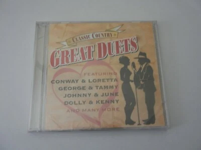 CLASSIC COUNTRY GREAT DUETS CD 2004 SONY TIME LIFE SEALED 2 DISCS - Image 1 of 4