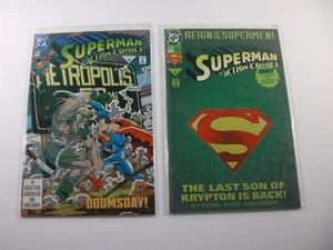 Lot of 2 DC Comics Superman in ACTION COMICS No. 684 DEC 1992 & No. 687 JUN 1993 - Picture 1 of 3