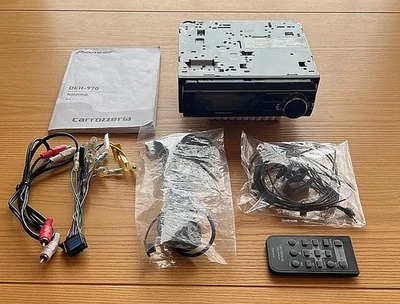 Pioneer Carrozzeria DEH‑970 1DIN CD/USB/Bluetooth Car Audio + Accessories JAPAN - Image 1 of 4