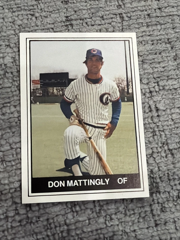 Tarjeta de béisbol de ligas menores Don Mattingly 1982 Columbus Clippers TCMA Yankees  Foto 1 de 2