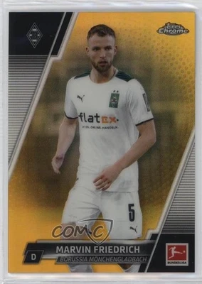 2021-22 Topps Chrome Bundesliga Gold Refractor /50 Marvin Friedrich #14 - Image 1 of 2