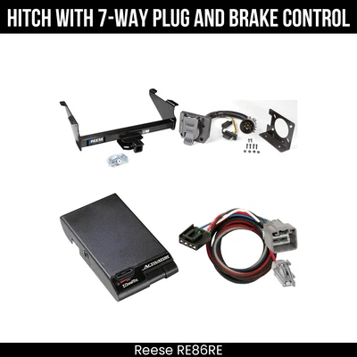 Control de freno de cableado paquete de remolque Reese para 03-24 Dodge Ram 2500 3500 03-08 Ram 1500 Foto 1 de 4