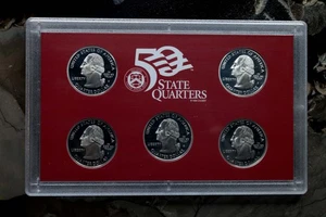 2007 S & 2009 S Silver 50 State Quarters & US Territories Quarters Proof COA's - Picture 1 of 8