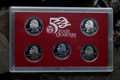 2007 S & 2009 S Silver 50 State Quarters & US Territories Quarters Proof COA's - Image 1 of 4