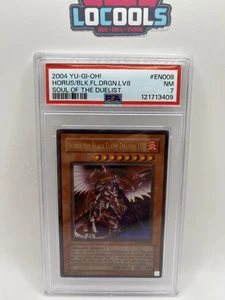 2004 Yu-Gi-Oh! SOD Horus The Black Flame Dragon Lv8 PSA 7 - Picture 1 of 2