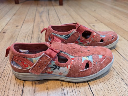 SALOMON Sandali donna Earth Origins Effie salmone pescatore mocassino scarpe slip on taglia 6