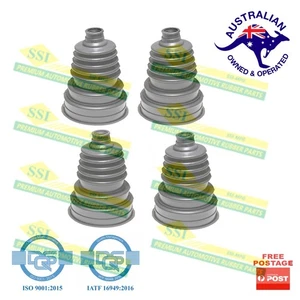 4 Pcs Stretchy Universal CV Joint Rubber Boots FIT Stretch Drive Shaft Gaiters - Picture 1 of 1