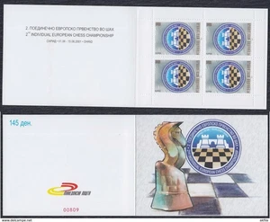 MACEDONIA 2001 - CHESS BOOKLET MNH - Picture 1 of 1