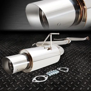 FOR 03-06 ACCORD CM7/CM8 4CYL K24A4 STAINLESS 4" MUFFLER TIP CATBACK EXHAUST - Picture 1 of 5