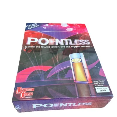 Pointless Game By University Games New Sealed Family Trivia Game BBC - Image 1 of 4