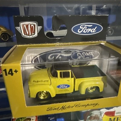 1956 '56 FORD F-100 PICKUP TRUCK CHASE M2 MACHINES GROUND POUNDERS 2023 - Image 1 of 4