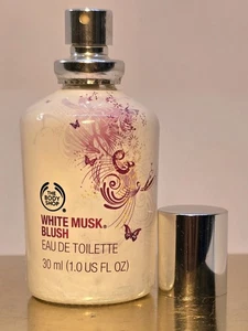 The Body Shop White Musk Smooth Blush Perfume EDT 30ml Discontinued & RARE 2007 - Picture 1 of 3