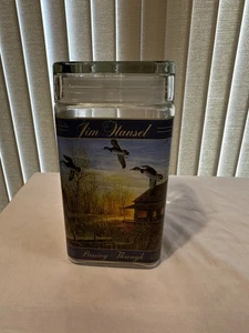 Jim Hansel "Passing Through" Kanister Glas 2007 8,25 x 4W mit Enten und Hütte - Bild 1 von 8