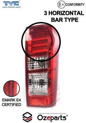 TYC RH Right Hand Tail Light Rear Lamp 3HB LED For Isuzu DMax 2012~2014 - Image 1 of 4