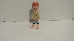 Vintage Hard Plastic Baby Doll, Collectible Doll, Vintage Toy - Picture 1 of 11
