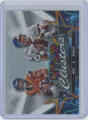 Topps Chrome Bo Nix John Elway #SC-13 2024 Foto 1 de 2