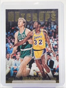 LARRY BIRD MAGIC JOHNSON 2014-15 NBA HOOPS MATCHUPS BASKETBALL A Q1454 - Picture 1 of 2