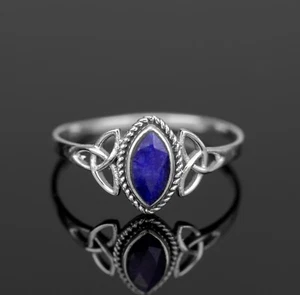 Marquise Cut Moonstone 925 Sterling Silver Gemstone Ladies Ring Jewellery Gift - Picture 1 of 40