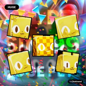 ROBLOX: Pet Simulator 99 Gold Huges | Pet Simulator 99 | PS99 | + 💎125k Gems