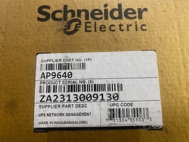 APC AP9640 Network Management Card Brand New Sealed - Image 1 of 1
