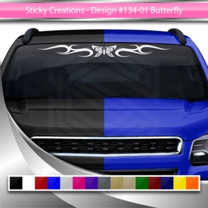 134-01 BUTTERFLY Decal Sticker Windshield Window Vinyl Graphic Banner Butterfly - Picture 1 of 8