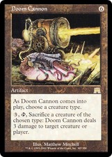 DOOM CANNON ~mtg NM Onslaught Rare x1