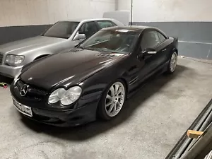 Mercedes SL 500 BJ.06.02 TOP ZUSTAND VOLLAUSSTATTUNG SCHWARZ INNEN SCHWARZLEDER - Bild 1 von 9