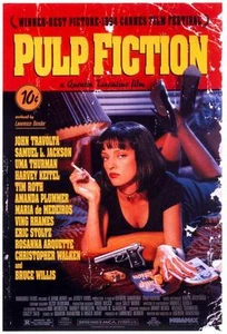 PULP FICTION - FILM PROMO 24X36 POSTER TV FILM ACTION KRIMI TARANTINO WANDBILD!! - Bild 1 von 1