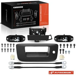 A-Premium Metal Tailgate Hardware Rebuild Kit with Cable for Chevy Silverado GMC - Picture 1 of 11