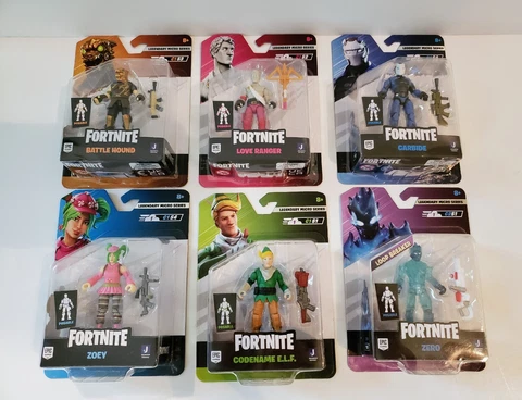 Fortnite Legendary Action Figures! - Micro Series 2.5" Lot Of 6 Cover