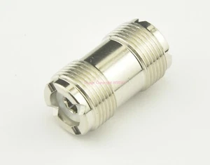 Premium Quality UHF SO-239 Barrel Coupler Double Female Connector Adapter - Picture 1 of 5