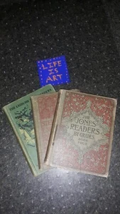 Antique Vintage "Readers" Book lot of 3 (see description) - Picture 1 of 9
