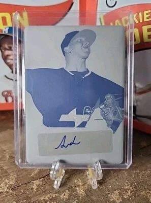 ALEJANDRO HIDALGO - #1/1 - Leaf Flash Magenta Printing Plate -  AUTO  - Image 1 of 3