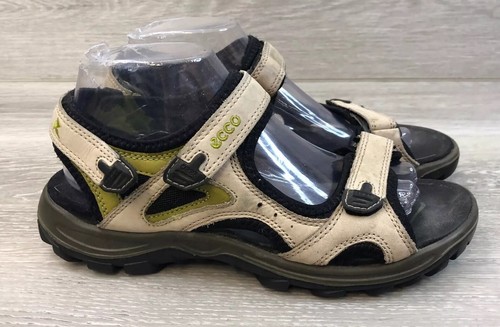 Ecco Offroad Yucatan sandalo donna 9 5 beige pelle slip on escursionismo slingback