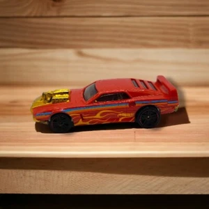 Hot Wheels Rivited Red Car with Flames Thailand Loose - Picture 1 of 1