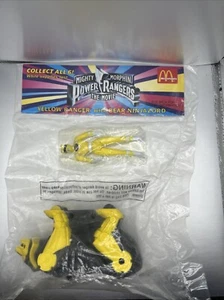 1995 Power Rangers The Movie Yellow Ranger McDonald’s Happy Meal Toy Sealed - Picture 1 of 4