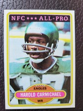 1980 Topps #420 HAROLD CARMICHAEL *NFC ALL-PRO* Philly Eagles